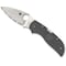Spyderco 2024 Spyderco Reveal 14, Chaparral Lightweight Gray Xhp, Serrated Edge SPY-C152SGY - alternate 3